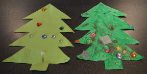 Christmas Trees, Pre-School Dec 2014