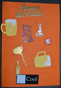 Birthday Card for Gramps, Sept 2014