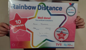 10m Swimming Award