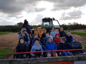 The gang at Diggerland