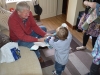 Gramps and Aaron Opening Presents