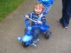 Aaron in his new trike